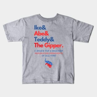 C-SPAN's Top 4 Greatest Republican Presidents of All-Time Kids T-Shirt